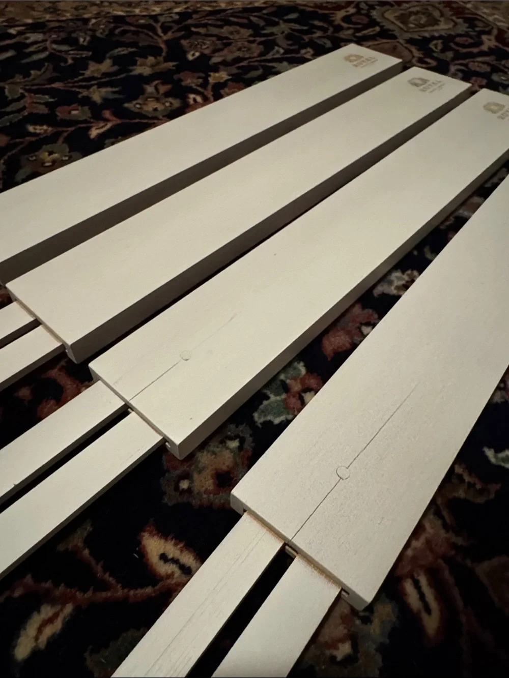 Set of 4 Royal Craft Wood Adjustable Bamboo Drawer Dividers